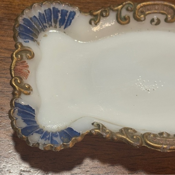 Vintage Porcelain Decorative trinket dish tray vanity - Picture 15 of 15